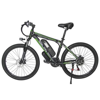 China Lithium Battery 26 Inch Electric Mountain Bike SMLRO C6 With Cutoff Brake for sale