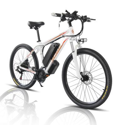 China 1000w 26 Inch Electric Mountain Bike 3 Hours Charging Multiapplication for sale