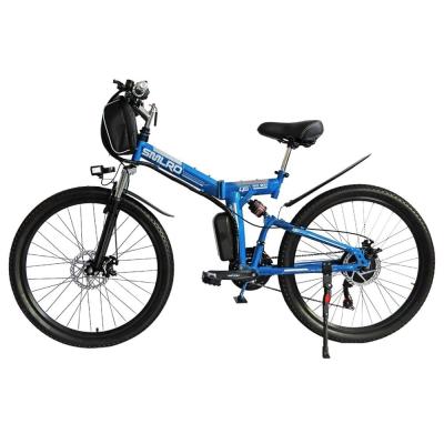 China 21 Speed Electric Folding Bike Lightweight ， MX300 Lithium Battery Ebike Fat 26 for sale