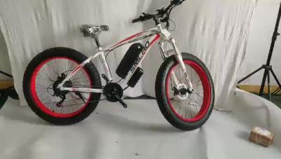 China Cargamento 150KG bici eléctrica del neumático gordo de 26 pulgadas, resistencia gorda de la bici el 100KM de Ebike en venta