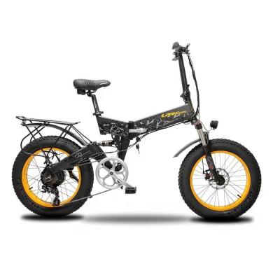 China Lankelsisi X3000Plus 20 Inch Fat Tire Electric Bike 1000W 13AH for sale