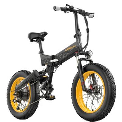 China Lankeleisi X3000 20 Inch Fat Tire Folding Electric Bike 48V13AH for sale