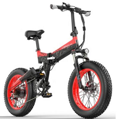 China 1kw 20 Inch Fat Tyre Electric Bike 30-50km/H Max Speed 70-80 Nm Torque for sale
