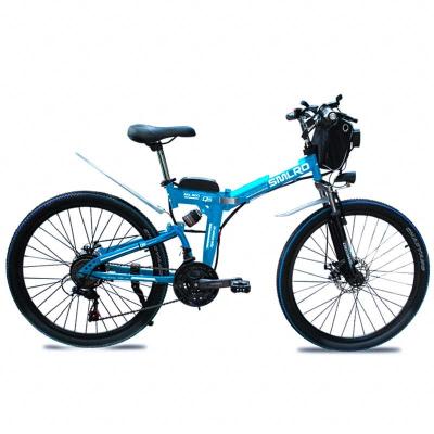 China MX300 24 Inch Folding Electric Bike Smlro E Bicycles 31MPH Max Speed for sale