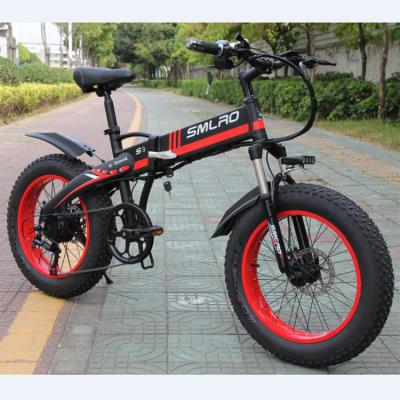 China SMLRO Folding Electric Bike 20 Inch Wheels 30km/H Max Speed 350W for sale