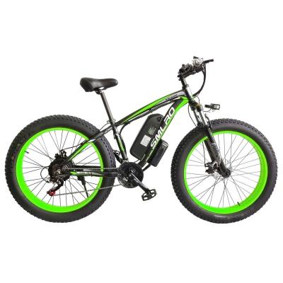China 28mph Fat Tire Electric Mountain Bike With 21speed Gear 12.5mps for sale