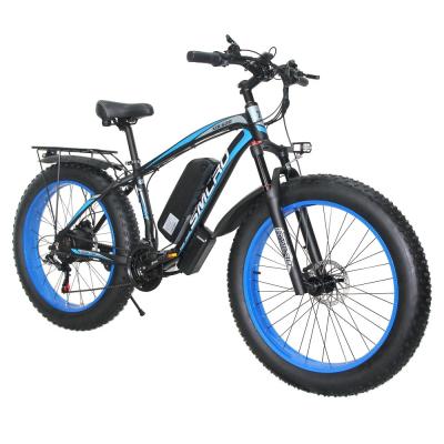 China Downtube 26 Inch Fat Tire Electric Bike Brushless Geared 30km/H for sale