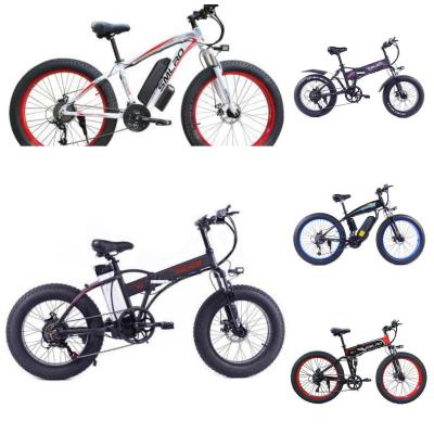 China Integrated Battery Fat Tire Folding Electric Bike 6061 Alu Frame for sale