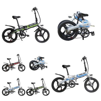 China SMLRO 20 Folding E Bike , Brushless Geared Fat Tyre E Bike 40miles Per Power for sale