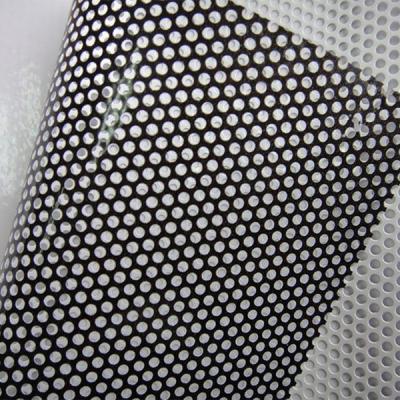 China Latex Polymeric Perforated Window Vinyl Clear Acrylic Inkjet Printable Vinyl for sale