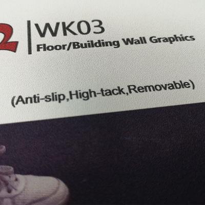 China Advertising Matte Floor Vinyl Printing Anti-Skid PVC Vinyl Wrap Advertising for sale