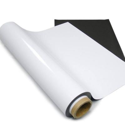 China Glass Rubber Magnetic Sheet Roll 100 Mic Large Format Vinyl Printing à venda