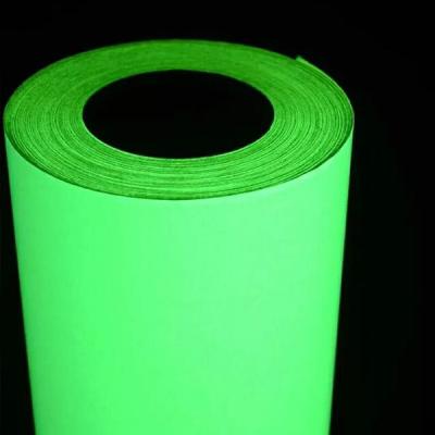 China Permanent Inkjet Printable Adhesive Vinyl Large Format Photoluminescent Vinyl Film en venta
