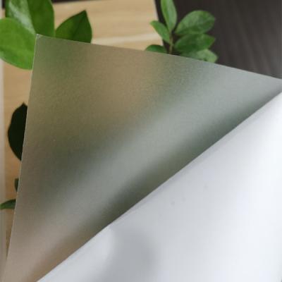 China Printable Waterproof Frosted Glass Film Roll Indoor Decorative 50m for sale