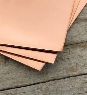 China 3mm Industrial Copper Plates , C22000 C67400 Gold Plated Copper Sheet for sale