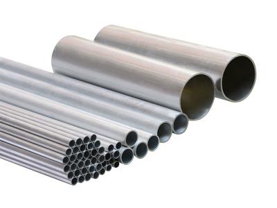 China Round Alloy Threaded Aluminum Pipe Tube 0.6mm Thickness SGS ISO Certificate for sale