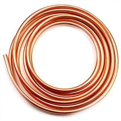 China Brushed Surface Copper Conduit Tubing für eine hohe Wärmeleitfähigkeit zu verkaufen