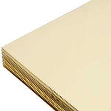 China C2680 H65 CuZn33 Brass Sheet Stock , Brass Plate 6mm OEM ODM for sale