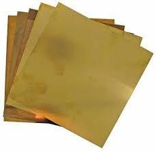 China 1mm 3mm 4mm Brass Sheet Plate C1100 SGS ISO Certificate For Refrigerator for sale
