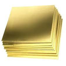 China 99.9% Purity Brass Sheet Plate C2720 3mm Thickness For Industrial Construction for sale