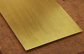 China ASTM Brass Thick Plate , Laser Cutting Brass Sheet SGS ISO Certificate for sale
