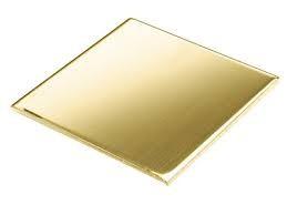 China ASTM Gold Plated Brass Sheet Plate Metal C22000 Polished Mill Surface for sale