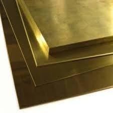 China Industrial Brass Sheet Plate ASTM Standard 8mm 10mm Thickness for sale