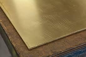 China Polished Brass Sheet Plate 2500mm Width SGS ISO Certification for sale