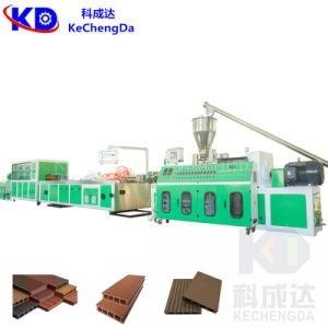 China 80 - 120kg/H PE WPC Profile Extruder Machine WPC Co Extrusion Composite Decking for sale