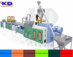 China 50kw PVC-Platten-Produktionslinie PVC-Deckenplattenherstellmaschine 80 - 100kg/h zu verkaufen