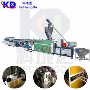 China 120 To 250kg/H PVC Pipe Production Line Conical Twin Screw Extruder 80kw for sale
