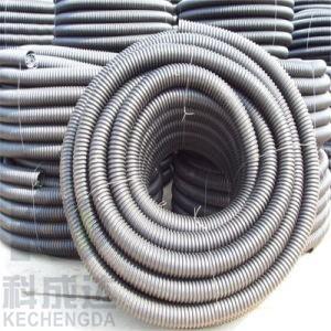 China Fabricación de tuberías de PVC de plástico procesado PE Máquina de fabricación de tuberías onduladas de pared única en venta