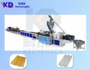 China PVC Artificial Marble Sheet Corner Plastic Profile Extrusion Equipment 80 - 120kg/Hr for sale