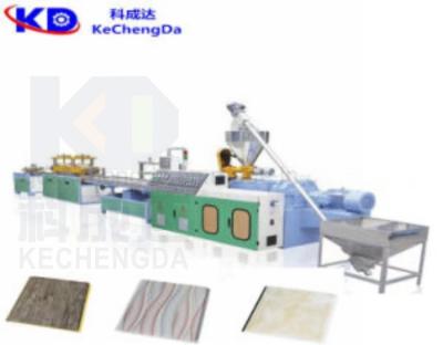 China SJ48 / 55 PVC Panel Production Line 120KG/HR WPC PVC Ceiling Panel Production Line for sale