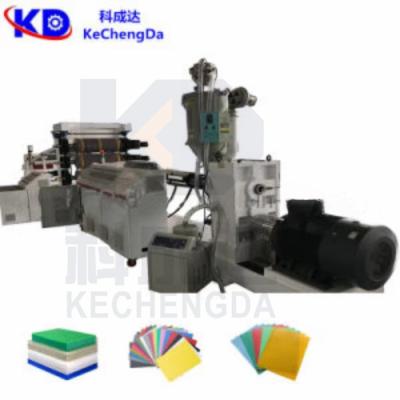 China KCD - 1220 PP PE Sheet Extruder ABS Sheet Extrusion Line 0.5 - 10m/Min for sale