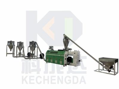 중국 500-800kg/H 플라스틱 펠레티제 기계 PVC 곡물 제조 기계 판매용