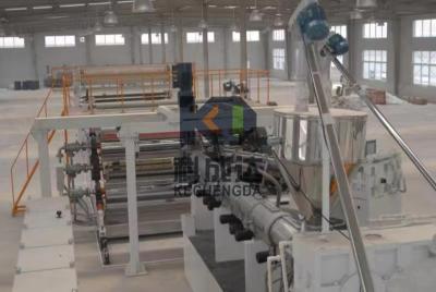 China 400kg - 1200kg/H PE Sheet Extruder Plastic PP Sheet Extrusion Line for sale
