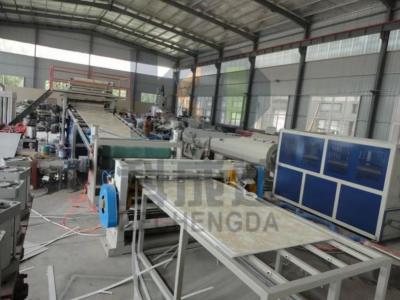 China 2 tot 5 mm pvc-marmer pvc-plaat productielijn imitatie marmeren plaat Te koop