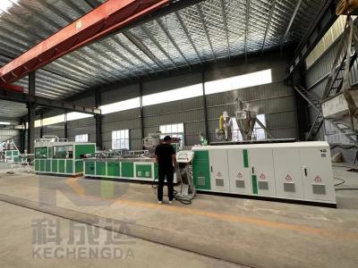 China SJZ65 Outdoor PVC Profile Extruder floor making machine for sale