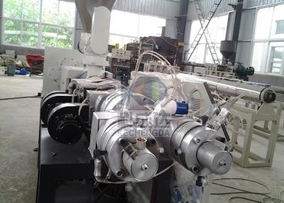 China PVC Threading Pipe Extrusion Line Decoration Pipe Production Making Machine for sale