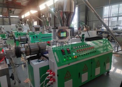 China PVC-Profil-Extrusions-Produktionslinie Kunststoff-PVC-Profil-Extrudermaschine zu verkaufen