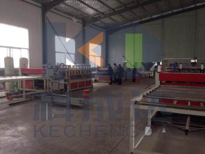 중국 플라스틱 모듈형 폼프링 시스템 PP 홀 로프 시트 추출 생산 라인 PVC 건물 폼프링 대신 판매용