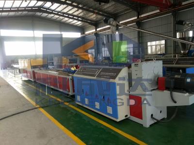 China Wooden Extrusion Plastic PVC Foam Skirting Board Extruder Machine Production Line for sale