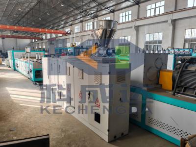 China PVC WPC deurmachine fabrikant fabriek PVC deurpaneel productielijn Te koop