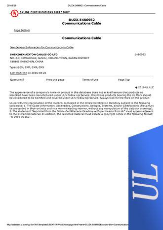CE Certification - Shenzhen Aixton Cables Co., Ltd.
