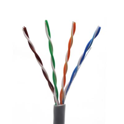 China Copper Wire Stranded Solid Cat5e Cat6 Utp Network Lan Cable For Ethernet for sale