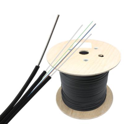 China FTTH 1 2 4 Core GJYXFCH G657A1 Fiber Optic Drop Cable Indoor Outdoor for sale