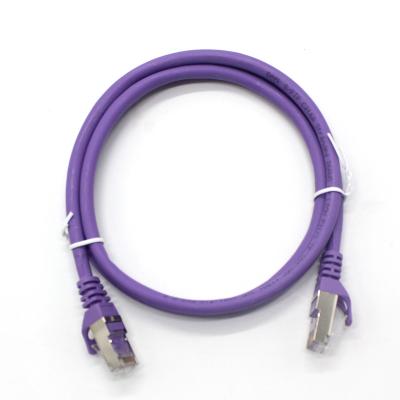 China STP FTPEthernet Cat6 Patch Cable  , Stranded 24AWG 7x0.20mm Cat6 Patch Cord for sale