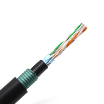 China Armored Copper And Steel Strip Network Lan Cable Cat6 CAT7 Fluke Test Pass for sale
