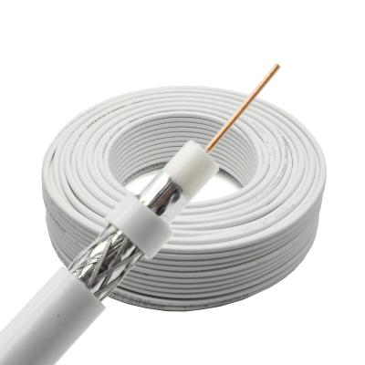 China Bare Copper Tv Rg6 Rg59 Coaxial Cable for Catv Satellite for sale